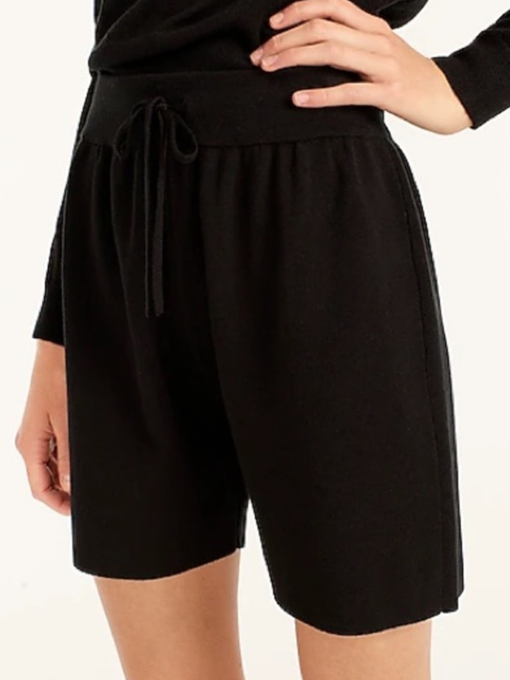 J. Crew Black Women’s Relaxed Shorts Knit NWT